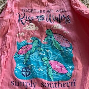 Simply Southern Tee with Turtle Design